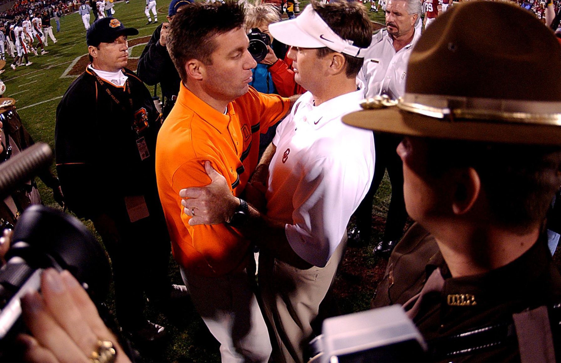 Nov. 26, 2005: Oklahoma 42, Oklahoma State 14
